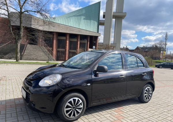 Nissan Micra cena 16300 przebieg: 95000, rok produkcji 2010 z Bytom małe 211